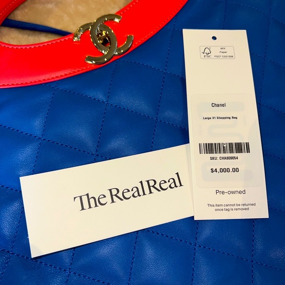 CHANEL ~ Large 31 Shopping Bag - 100% Authentication Inculded - Picture 7 of 16